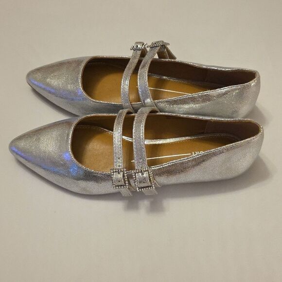 BRAND NEW REPORT DOUBLE STRAP POINTED TOE WOMEN'S FLAT - Picture 7 of 15